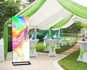 Wholesale concert led screen: Outdoor Slim LED Poster  Outdoor LED Media Player  Standing Outdoor LED Display Manufacturer