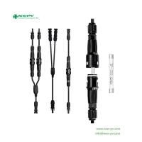 2to1 Solar Cable Assembly with Inline Fuse Solar Y Connector in Line Fuse 1500VDC Straight Connector
