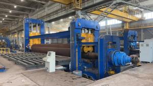 Wholesale bend pipe: Oil Gas 6-12 Meters Long Pipe Plate Bending Machine