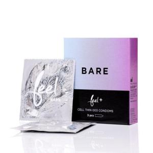 Wholesale condoms: Nulatex Feel+ Bare CellThin 003 Condoms (12pcs)