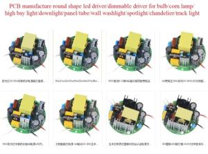 Wholesale led auto bulbs: PCB Manufacturer Round LED Driver/Dimmable Driver for Bulb/Corn Lamp/ High Bay Light/Downlight/Panel