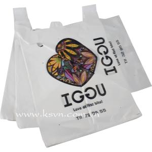 Wholesale vest: Cheap Price PE Vest Handle Shopping Plastic Bag Made in Vietnam
