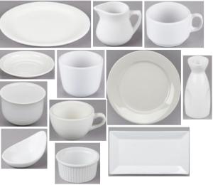 Porcelain and Bone China Tableware 