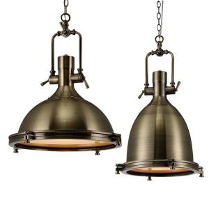 Wholesale industrial light: Industrial Metal Vintage Chandelier Lighting , Glass Shade, Copper,Black, Chrome Hanging Lamp