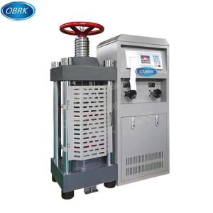Wholesale hydraulic brick machine: 2000KN Manual Concrete Compression Testing Machine OBRK- 2000