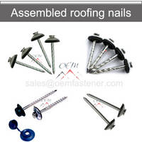 Sell assembled roofing screw nails