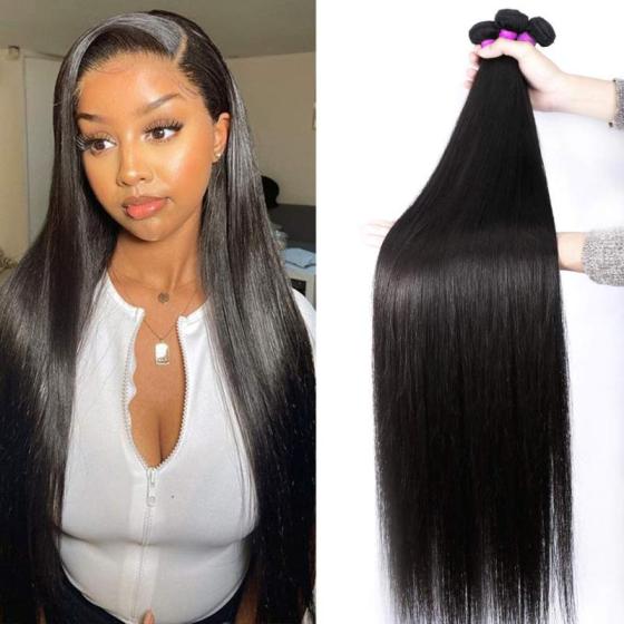 Mink Hair Weave Brazilian Virgin Hair Straight Hair Bundles Weaves ...