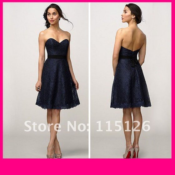 black maid of honor dress