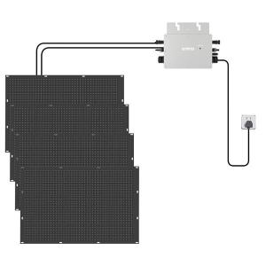 Wholesale Solar Energy Systems: 800W Balcony Solar System Set A