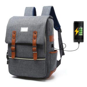 Wholesale computer usb bag: Anti Theft Eminent Travel Backpack Laptop Bag with USB Charging Port