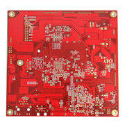 2.4mm FR4 4L Board with Immersion Gold,Red Soldermask
