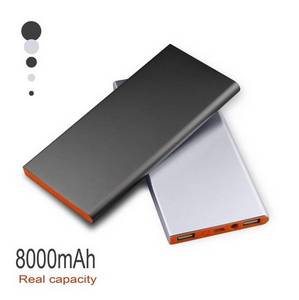 Wholesale mobile phone charger: Hot Selling Super Thin 8000mAh Power Bank Mobile Phone Charger