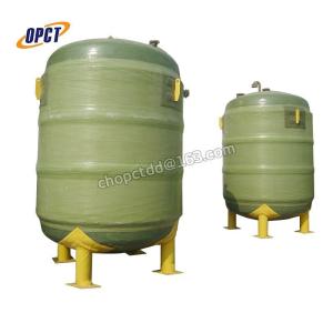 Wholesale fiberglass thermal insulation: Industry Used FRP Fiberglass Hydrochloric Acid Storage Tank