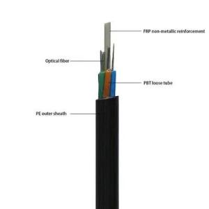 Wholesale gray fiber glass: GYFTY Outdoor Fiber Optics Cables Single Mode 4 8 12 24 Core Direct Buried Fiber Optic Cable