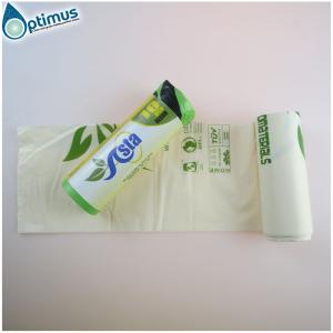 Wholesale garbage bins: AS4736/5810 100% Biodegradable Compostable Wavetop Corn Starch Garbage Trash Bag Bin Liner
