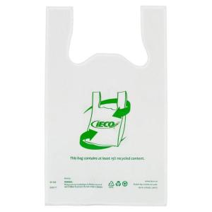 Wholesale plastic shopping bags: Plastic Biodegradable Compostable T Shirt Shopping Bag