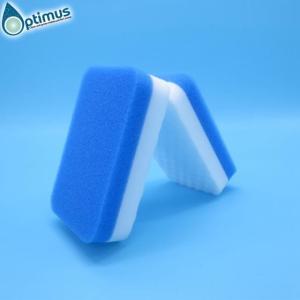 Wholesale pink for detergent: Dual 2 Two Layers Magic Nano Melamine Foam Sponge