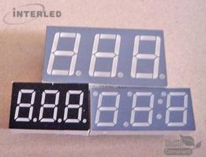 Wholesale LED Displays: Three Digits 7-segment LED Display