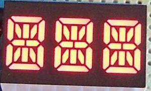 Wholesale LED Displays: 16-segment LED Display