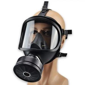 Wholesale injection: Latex Gas Mask Anti Radiation Gas Mask Full Face Mask Respirator