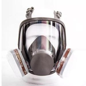 Wholesale delicate: Hot Sale Full Face Gas Mask with Double Filters Full Face Reusable Antigas Respirator 6800 Gas Mask