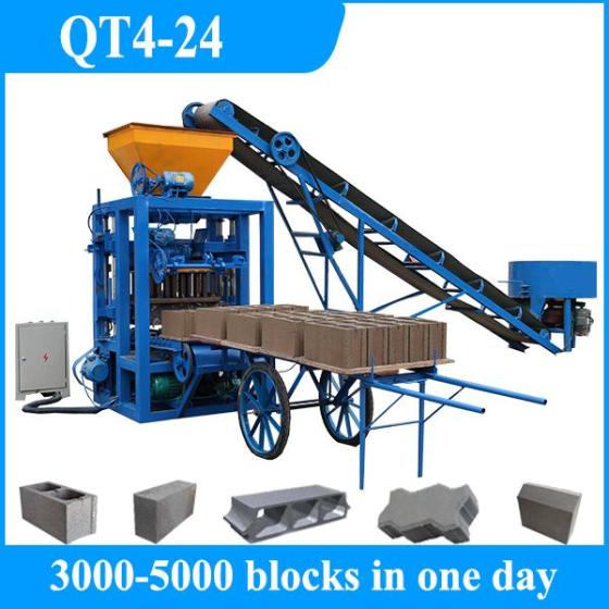 Sell  China semi automatic vibrated concrete block making machine
