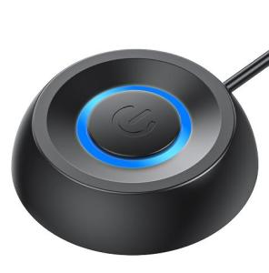 Wholesale home sticker: IN933 Round Black Desktop PC Power Button