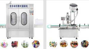 Wholesale rotor head sale: Fully Automatic Filling Capping Packing Machine Line for Shampoo, Hand Sanitizer / Disinfectant / Al
