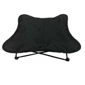 Wholesale steel bed: 6in Black Folding Elevated Dog Bed BSCI Steel Frame PET Bed