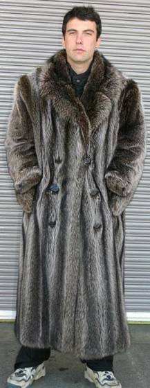 Raccoon Fur Collar, Men's Real Fur Collars