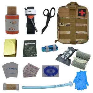 Wholesale emergent kit: Tactical Molle First Aid Kit Survival Bag 600D Nylon Emergency Pouch Military Outdoor Waist Bag