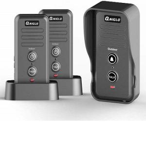 Wholesale waterproof: Wireless Doorbell QNIGLO Portable IP55 Waterproof Wireless Intercom Doorbell Operating At Over 2000