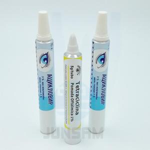 Wholesale ointments: Aluminum Collapsible Tubes Long Nozlle Pharmacy Eye Ointment Packaging