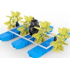 Paddle Wheel Aeretor Float in Fish Pond - China Float, Fishing