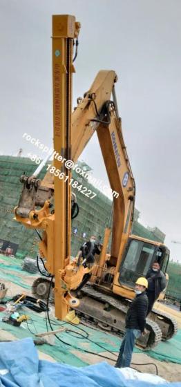 Sell excavator mounted rock drill hydraulic rock drill