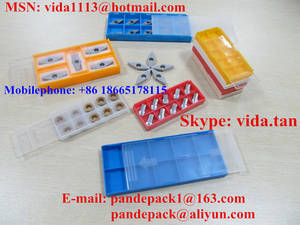 Wholesale insert box/package: Cemented Carbide Insert Plastic Box/Package/Cutting Tool Box/Package/Pack/Tool Pack/Box/Package/Case