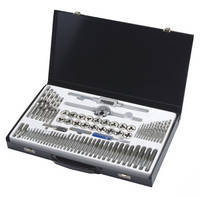76pc Tap Die Drill Tool Set with Iron Box