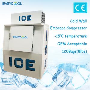 Two Slant Door Bagged Ice Storage Bin with Cold Wall System - China Ice  Merchandiser, Ice Storage Bin