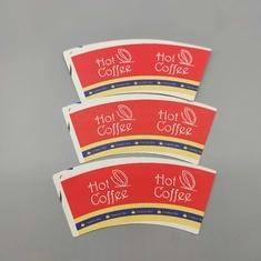 Wholesale disposable cup forming machine: Hot Beverage PE Coated Disposable Coffee Sleeves Anti Crimp Burst Resistance
