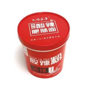 Wholesale disposable paper products: 780ml Noodle Paper Bowl , Disposable Fast Food Packaging Paper Cup with Lid