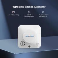 Wireless Fire Alarm Smoke Detector Sound and Light Alarm High Sensitivity Detector for Home Security
