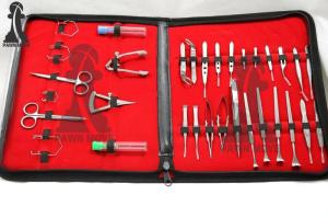 Wholesale caliper: German 32 Pieces Ophthalmic Cataract Eye Micro Surgery Instruments Kit Complete Set