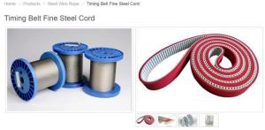 Wholesale pu timing belt: PU Timing Belt Wire Rope
