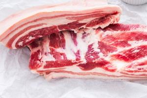 Wholesale IQF: Processed Frozen Porks Belly, Sheet, Ribbed, Skin On From USA
