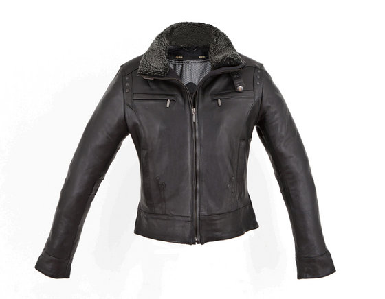 girls leather bomber jacket