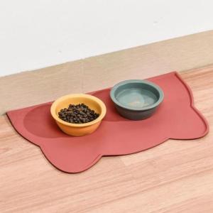 Wholesale trays: Silicone PET Feeding Mat for Floor Non-Slip Waterproof Dog Water Bowl Tray Cushion