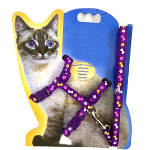Wholesale cat product: Printed Cat Harness Lead PET Products