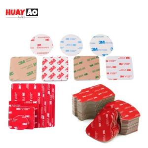 Wholesale waterproof stickers: 3M Adhesive Double Sided Tape Die Cut Parts Custom