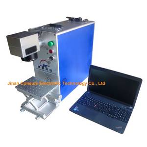 Wholesale Metal Engraving Machinery: ST-FP20 Fiber Laser Machine for Iphone Back Glass