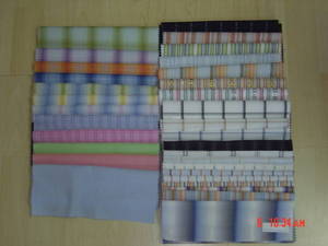 Wholesale cotton shirt fabric: 100% Cotton Y/D Dobby Desingn Fabrics for Shirt